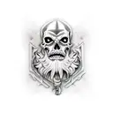 Blackbeard the pierate tattoo design idea