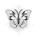 butterfly effect tattoo design idea