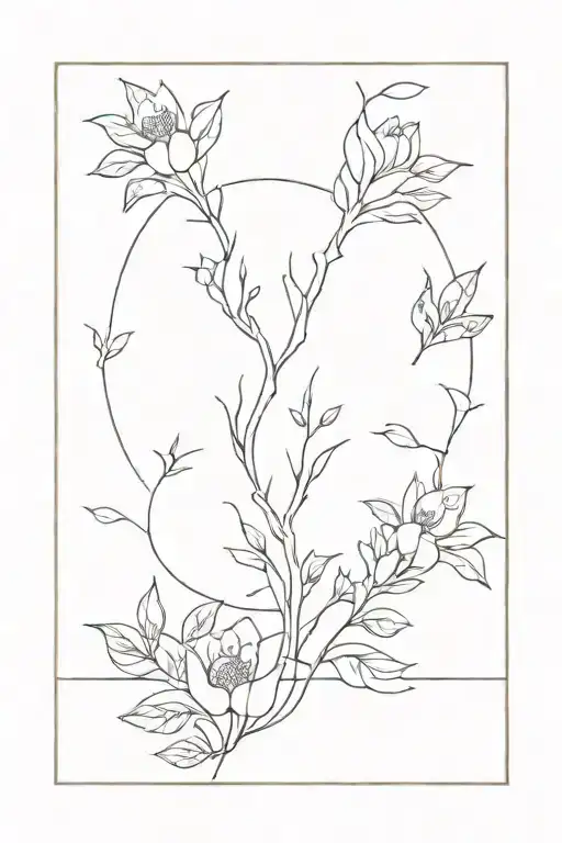 So great and small ' tattoo design idea