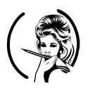 Sandra Dee from grease smoking tattoo design idea