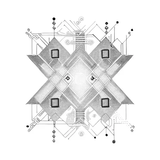 Binary code forming a circuit board tattoo design idea