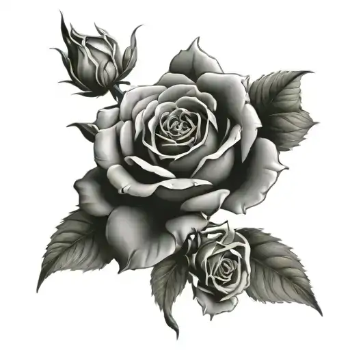 money rose tattoo tattoo design idea