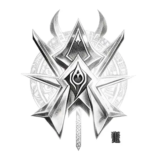 yugioh assasins creed star lord tape tattoo design idea