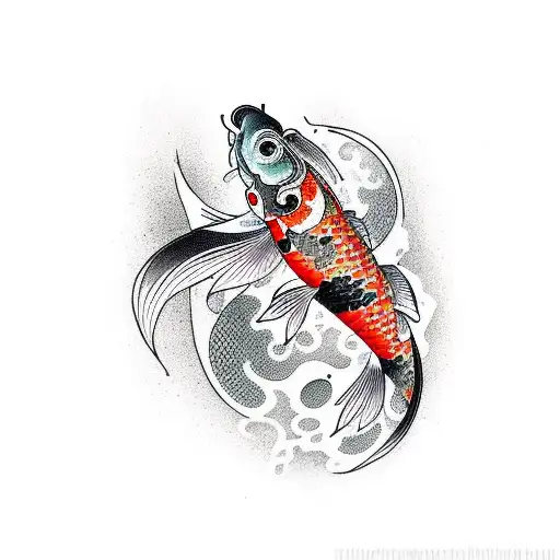 Koi Fish tattoo design idea
