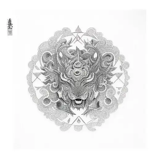 aura tattoo design idea