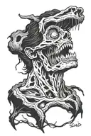 Evil Dead inspired tattoo tattoo design idea