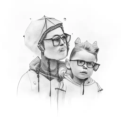 writing family is everything  tattoo design idea