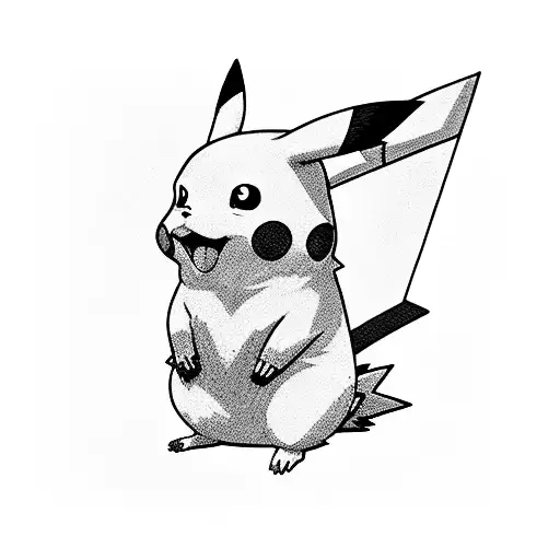 pikachu Valhalla  tattoo design idea