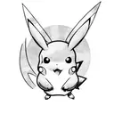 pikachu Valhalla  tattoo design idea