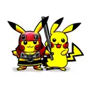 pikachu Viking tattoo design idea