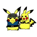 pikachu Viking tattoo design idea