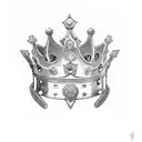 King's Crown tattoo design idea