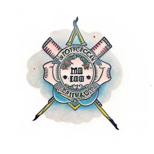 A traditional-style tattoo to remember my mom and her love of knowledge tattoo design idea