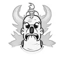 the simpsons tattoo design idea