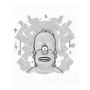 the simpsons tattoo design idea