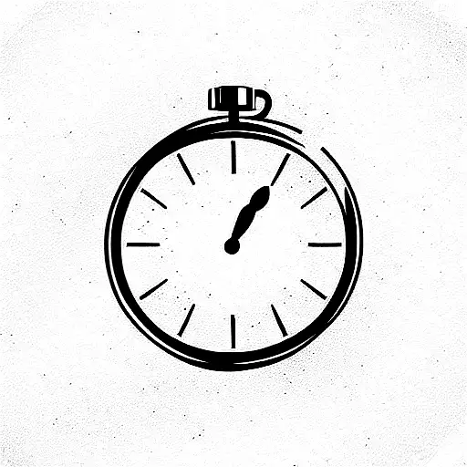 three o'clock tattoo design idea