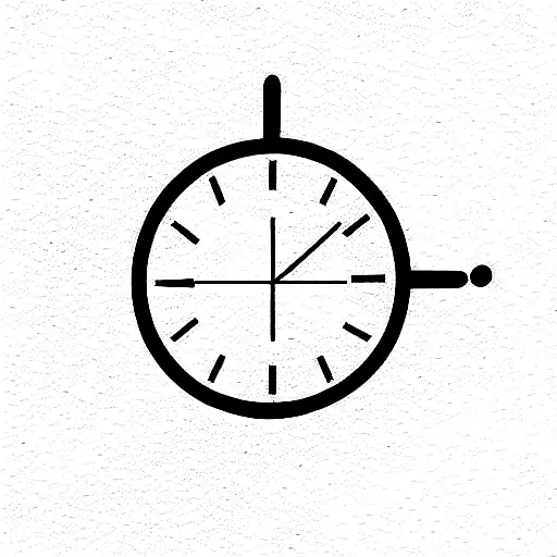 three o'clock tattoo design idea