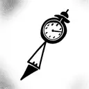 three o'clock tattoo design idea