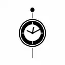three o'clock tattoo design idea