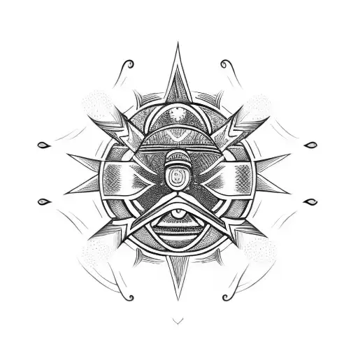 obatala orisha symbol tattoo design idea