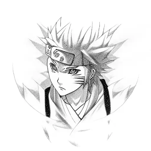 minato naruto tattoo design idea