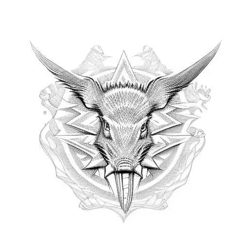 Arkansas Razorbacks tattoo design idea