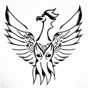 Griffin tattoo design idea