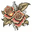 Create a drawing using the names NICOLE, ANTHONY, PAUL tattoo design idea