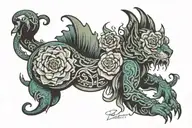 I lived the crazy life tattoo design idea