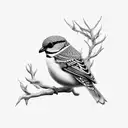 british birds tattoo design idea