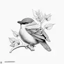 british birds tattoo design idea