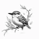 british birds tattoo design idea