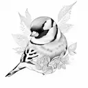 goldfinch tattoo design idea