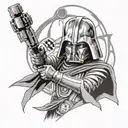 ashoka tano star wars tattoo design idea