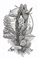 Oregon tattoo design idea