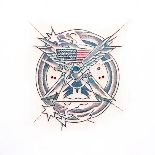 quiet strength  tattoo design idea