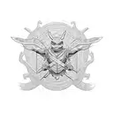 ninja turtle, Puerto Rico flag, buff tattoo design idea