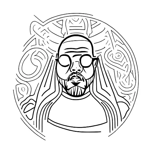 Kanye  tattoo design idea