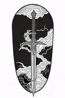 daedric sword skyrim tattoo design idea
