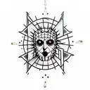 hellraiser box with chains coming out tattoo design idea