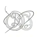 xxxtentacion and text his music note intertwined tattoo design idea