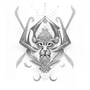 Create a tattoo design combining salsa and zouk dance movements with artistic elements tattoo design idea