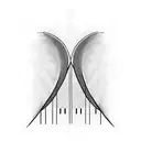 Incorporate piano keys and musical notes with a Caribbean twist tattoo design idea