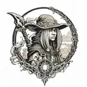 the dark crystal wanderer tattoo design idea