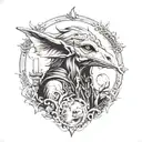the dark crystal wanderer tattoo design idea