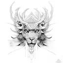 lord Arjuna  tattoo design idea