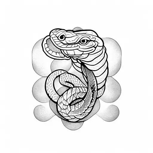 snake with a 19 tattoo design idea