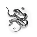 snake with a 19 tattoo design idea