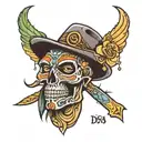 a piece representing dallas tx cholo style tattoo design idea