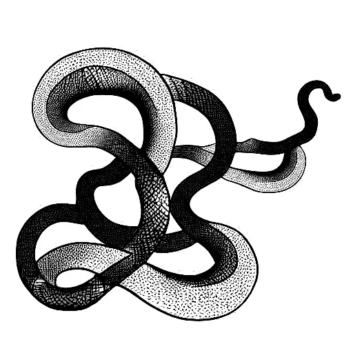 Serpent symbol Black and White Stock Photos & Images - Alamy